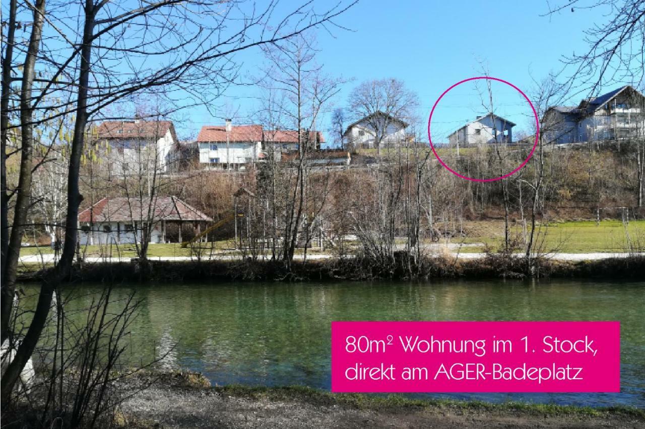 Ferienwohnung Agerblick 3 Zimmer Mit Kueche, 83M2 Lenzing Bagian luar foto